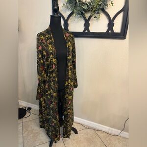 LuLaRoe Sarah Cardigan Colorful Size XL